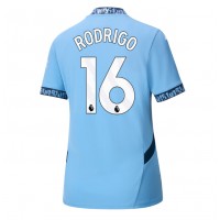 Manchester City Rodri Hernandez #16 Fußballbekleidung Heimtrikot Damen 2024-25 Kurzarm